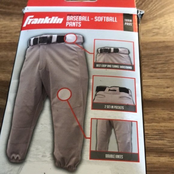 Franklin deluxe baseball- softball pants size youth medium - Picture 6 of 6